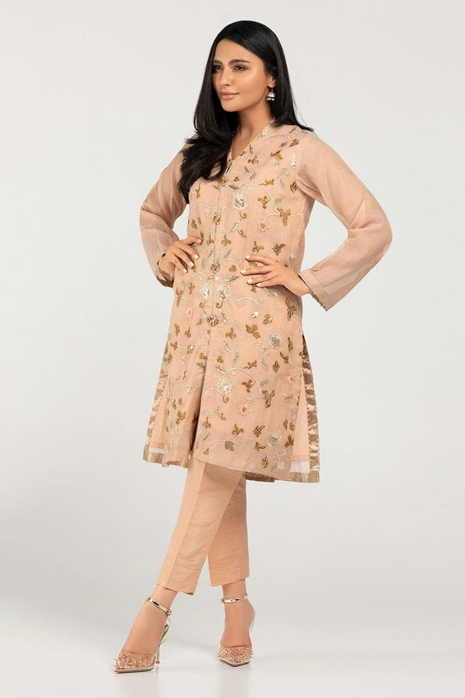 Dyed Embroidered Messuri Shirt