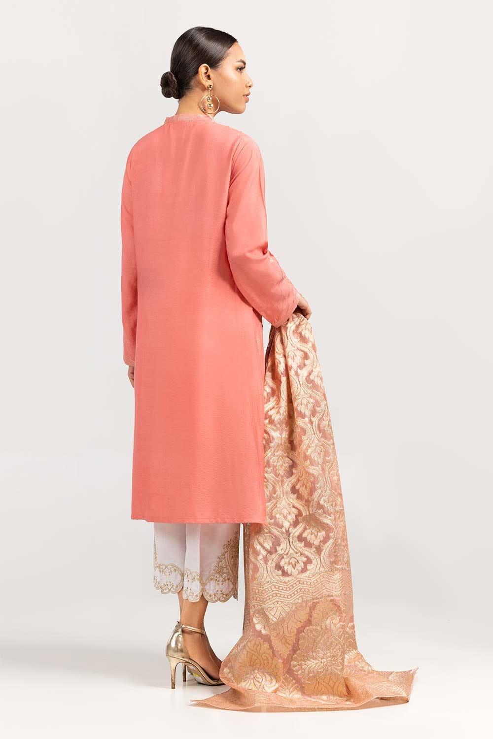 2 Piece Festive Suit Kathan Silk Kurta Jamawar Dupatta GLAMOUR-22-05
