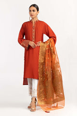 2 Piece Festive Suit Kathan Silk Kurta Jamawar Dupatta GLAMOUR-22-06