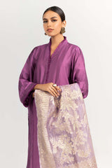 2 Piece Festive Suit Kathan Silk Kurta Jamawar Dupatta GLAMOUR-22-07