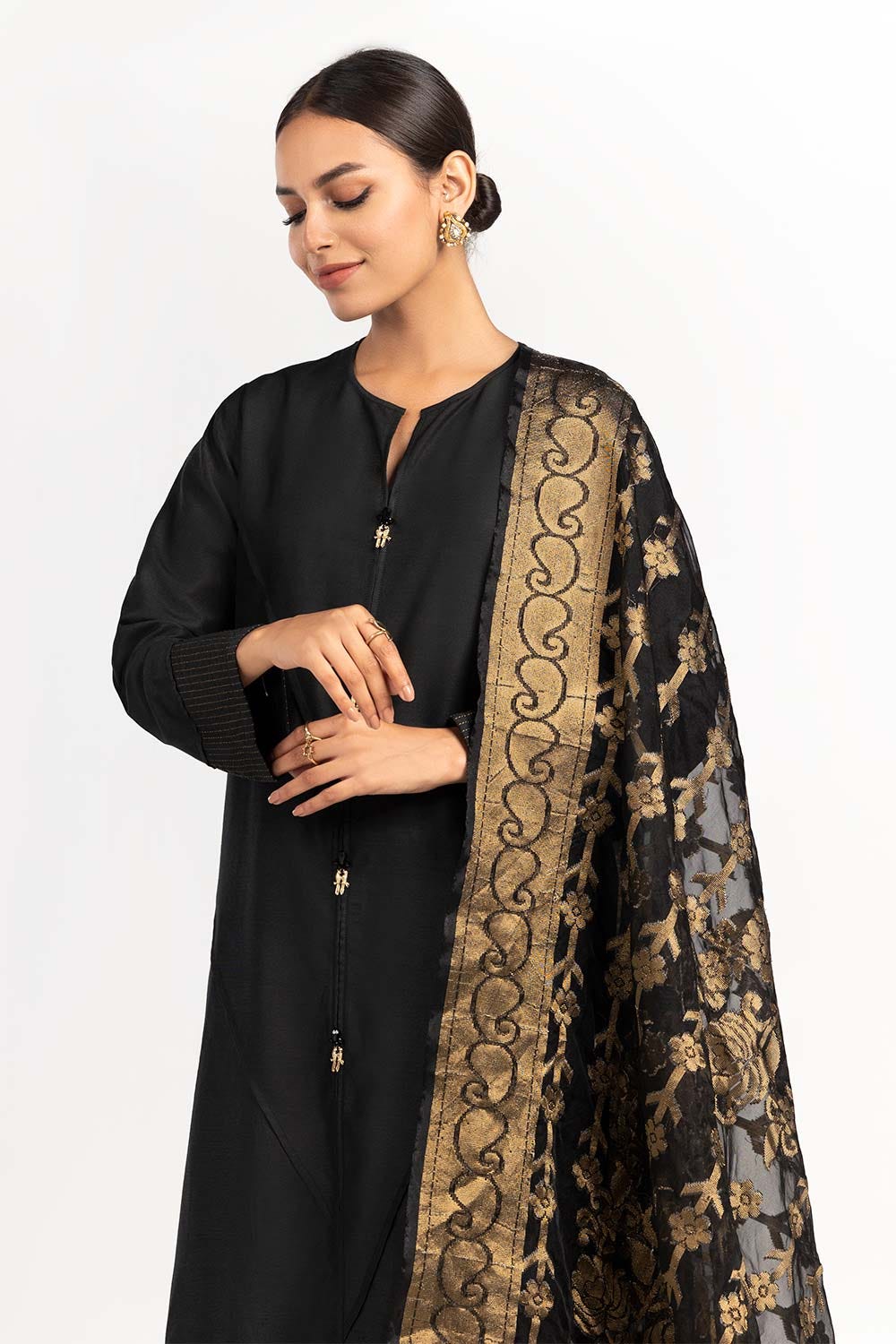 2 Piece Festive Suit Kathan Silk Kurta Jamawar Dupatta GLAMOUR-22-08