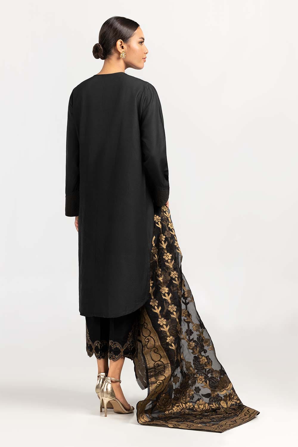 2 Piece Festive Suit Kathan Silk Kurta Jamawar Dupatta GLAMOUR-22-08