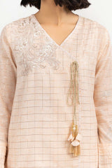 2 Piece Festive Suit Munar Kurta Raw Silk Pants GLAMOUR-22-13