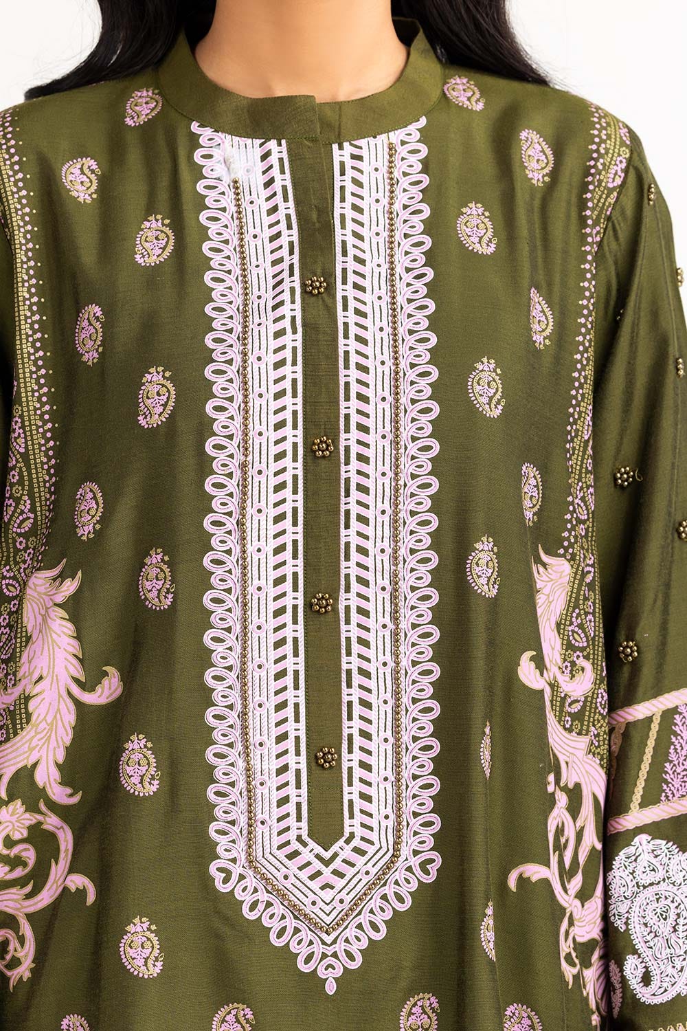 2 Piece Screen Print Shirt And Trouser GLM-23-38