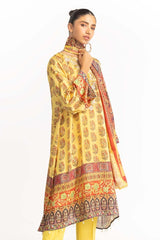 Digital Print Shamose Silk Embroidered Suit GLM-23-48