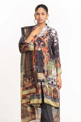 Digital Printed Shamose Silk Embelsihed Suit GLM-23-53