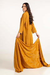 Dyed Acrylic Viscose Shirt With Velvet Jacqauard Dupatta Glm-23-56