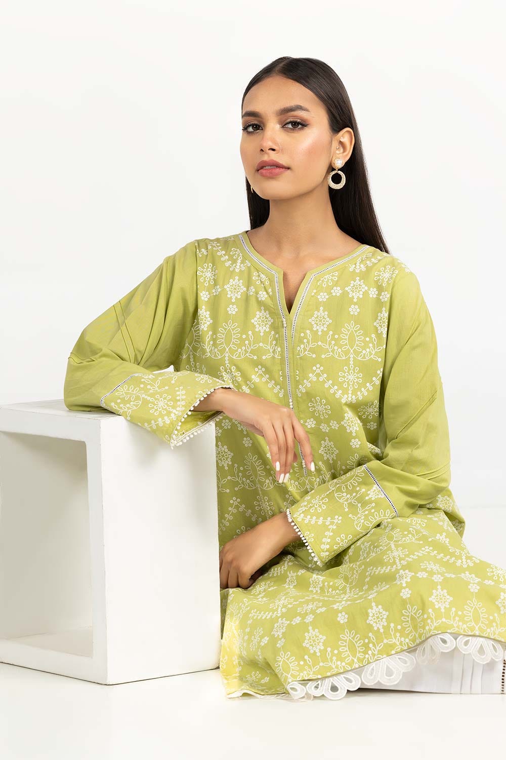 Screen Printed Light Cotton Shirt