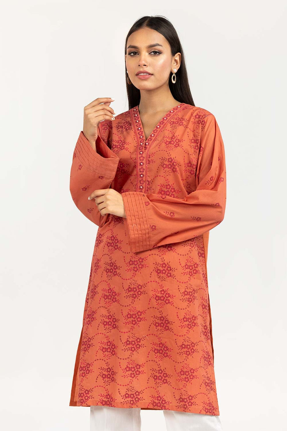 Screen Printed Light Cotton Shirt