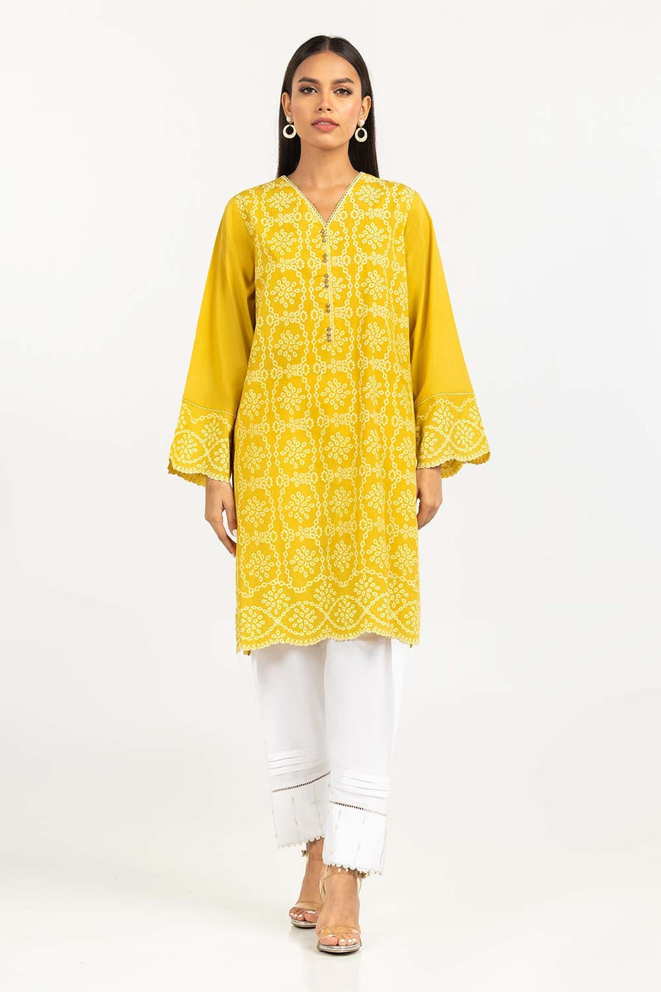 Screen Printed Light Cotton Shirt