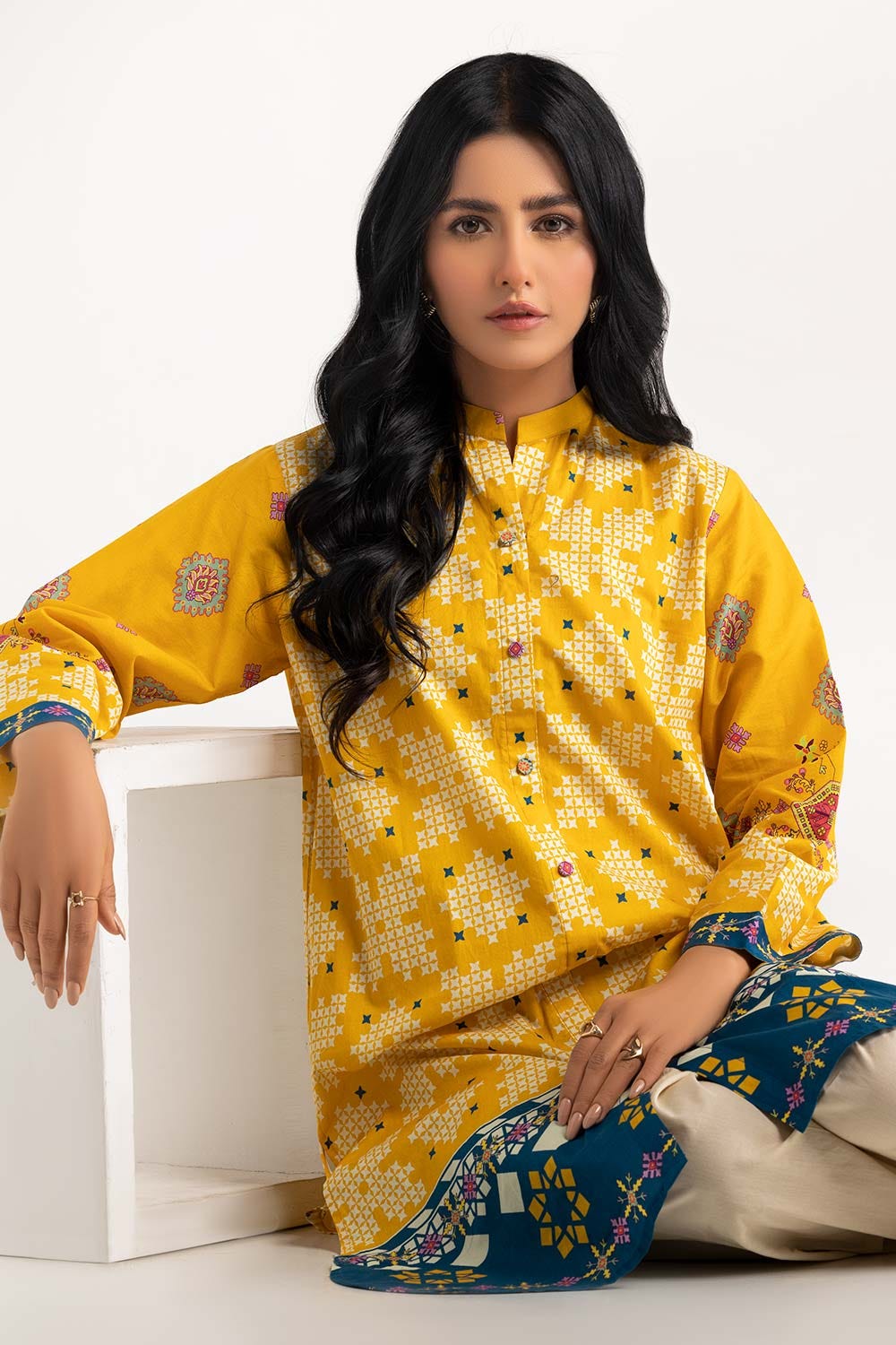 Digital Printed Light Cotton Shirt GLS-22-113 DP