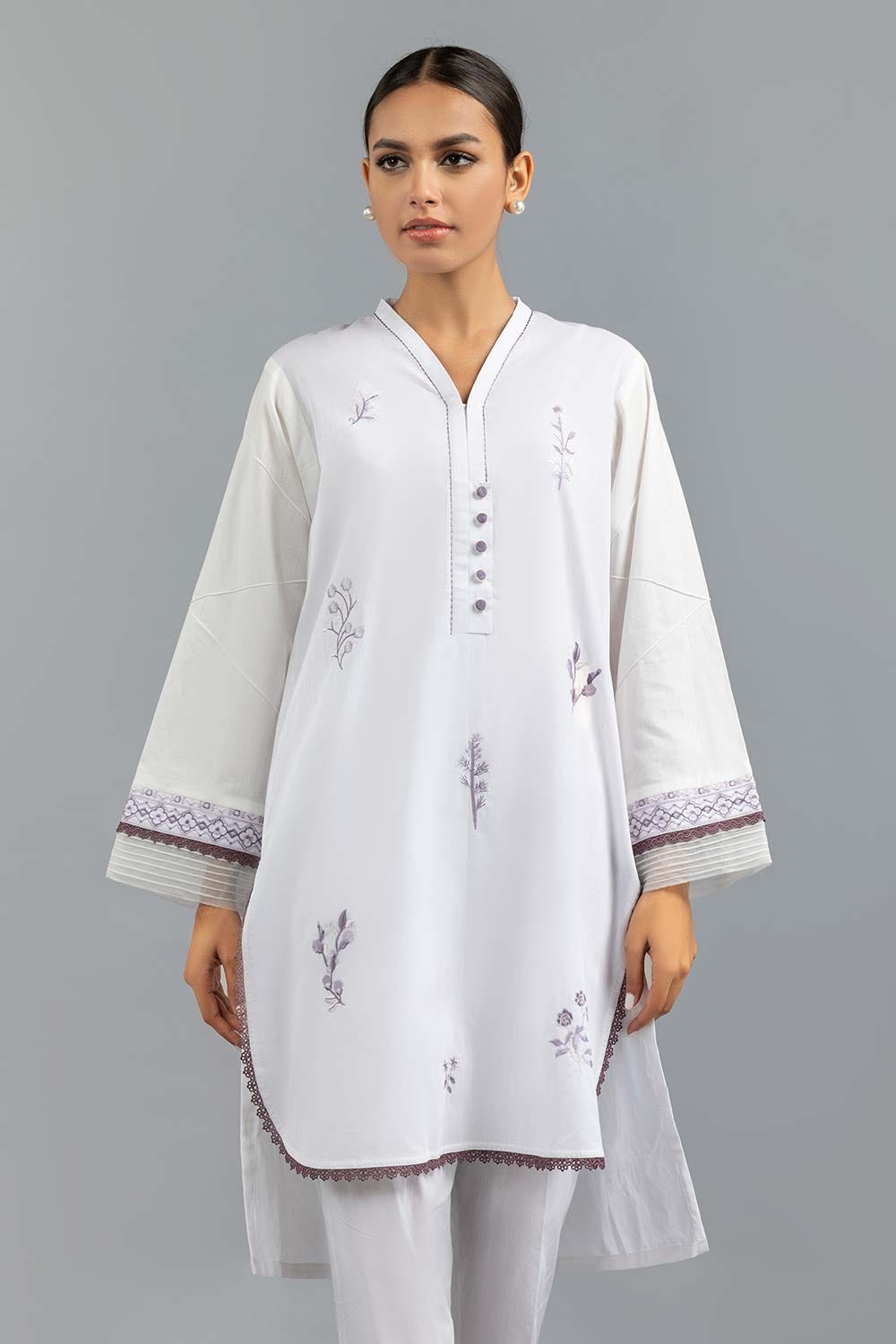 Embroidered Cambric Shirt