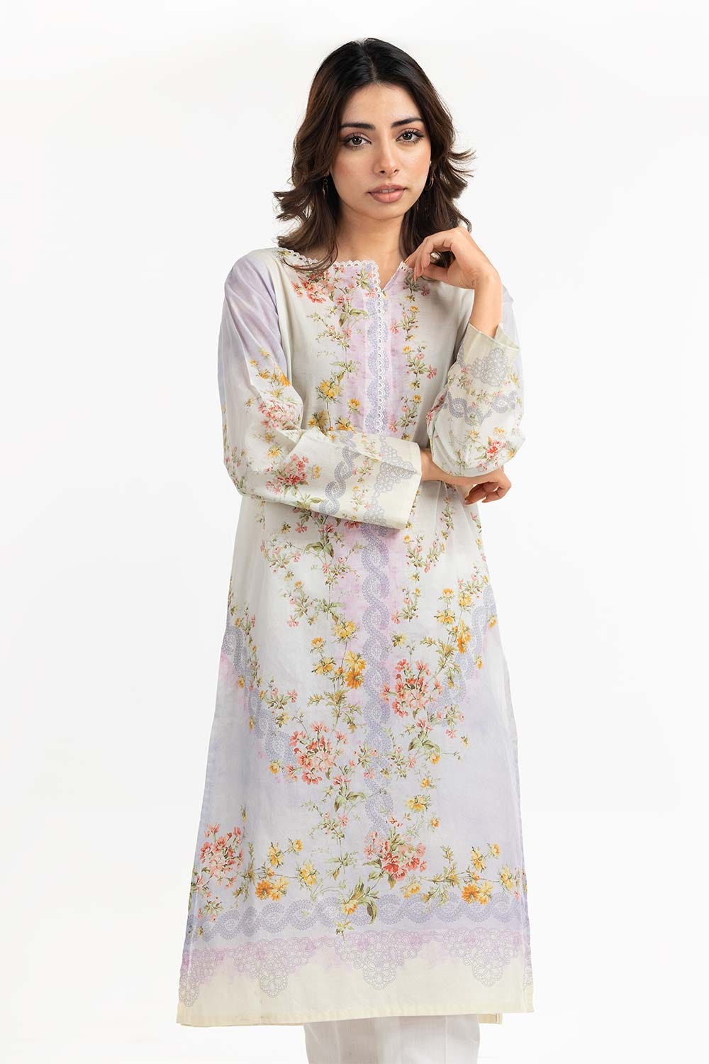 Digital Printed Cambric Shirt GLS-22-167