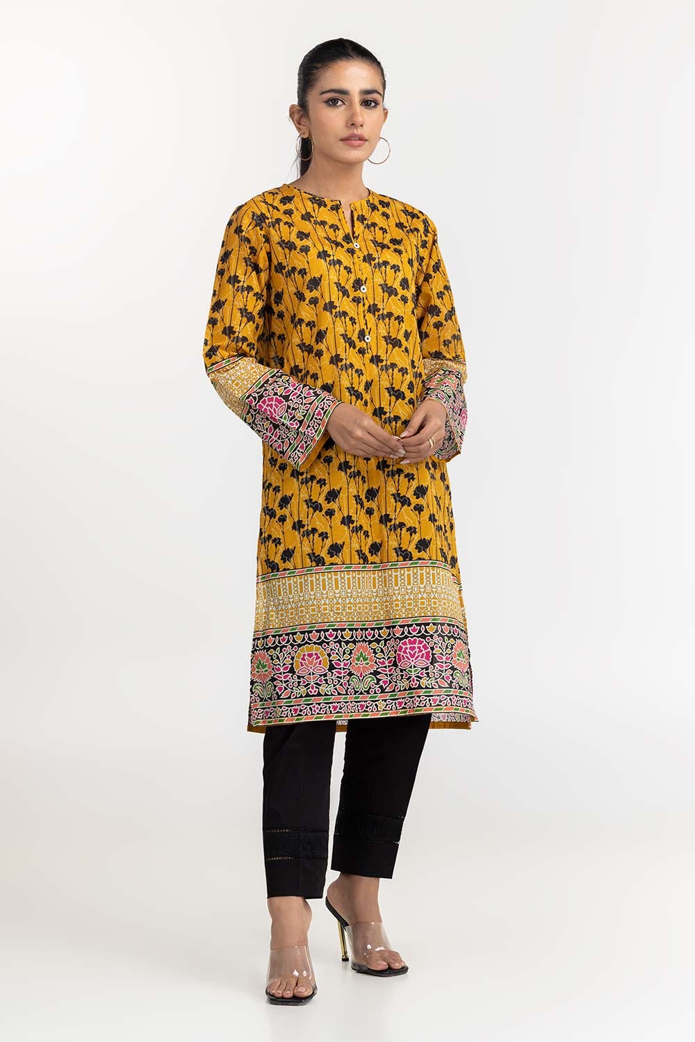 Digital Print Cambric Kurti