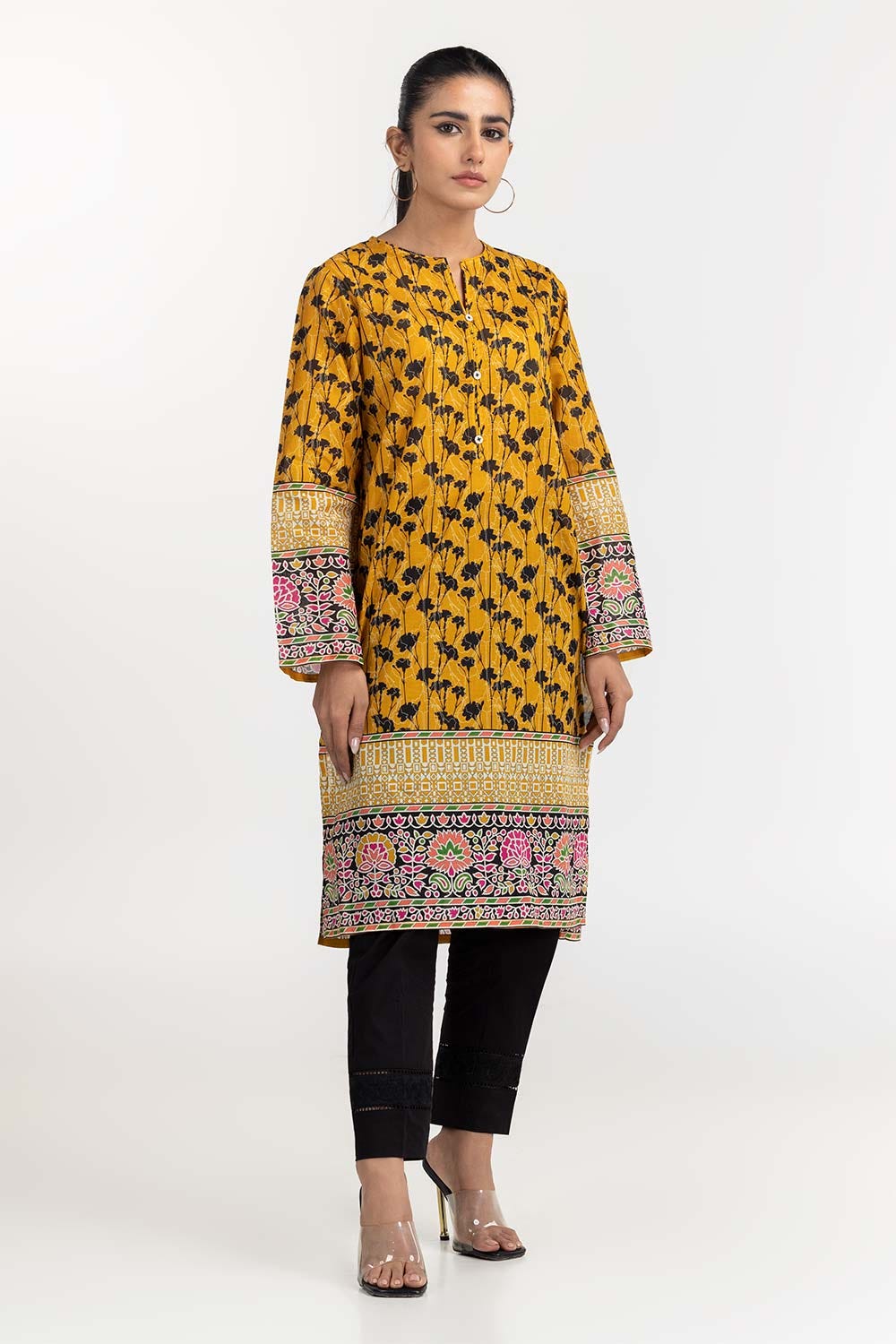Digital Print Cambric Kurti