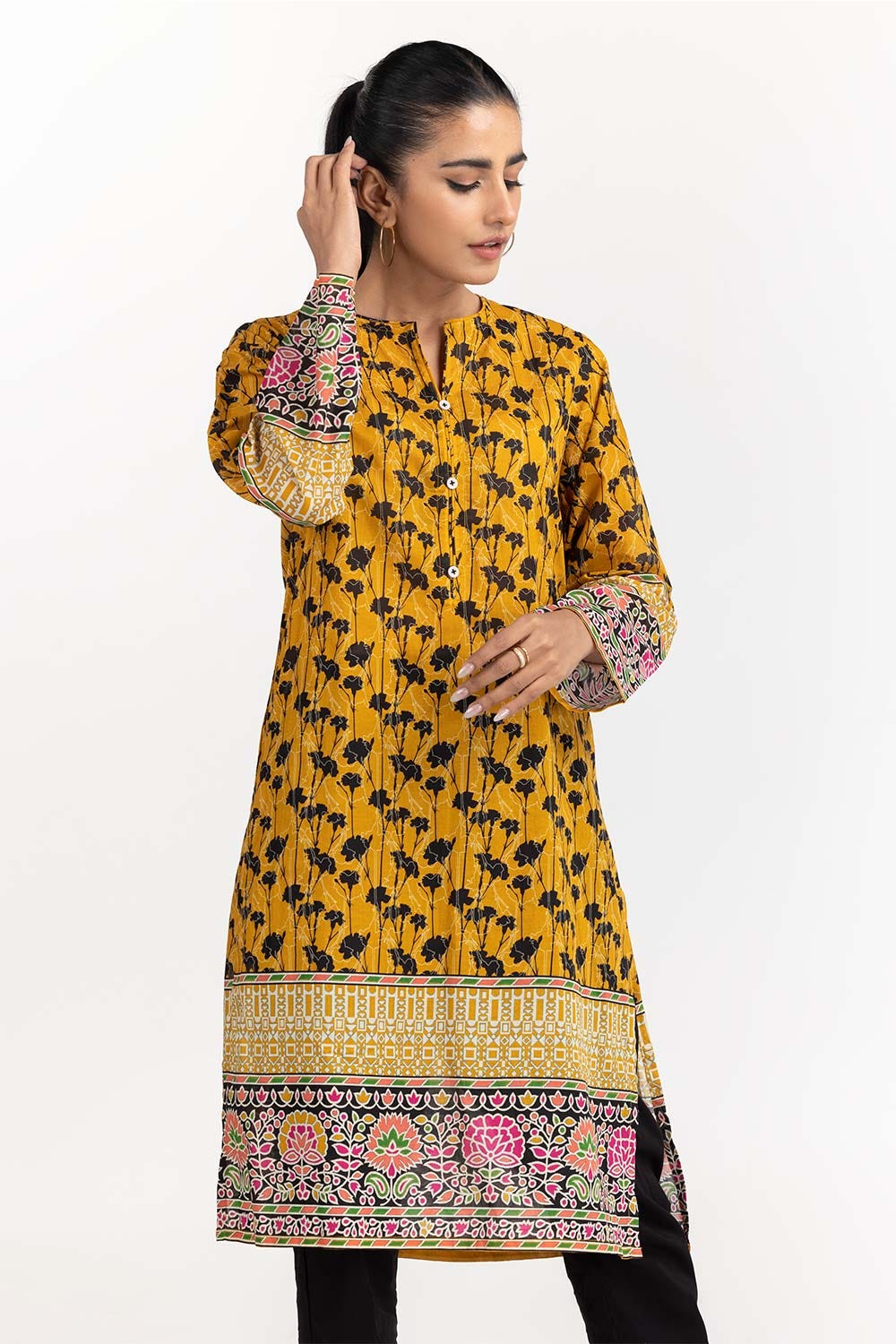 Digital Print Cambric Kurti