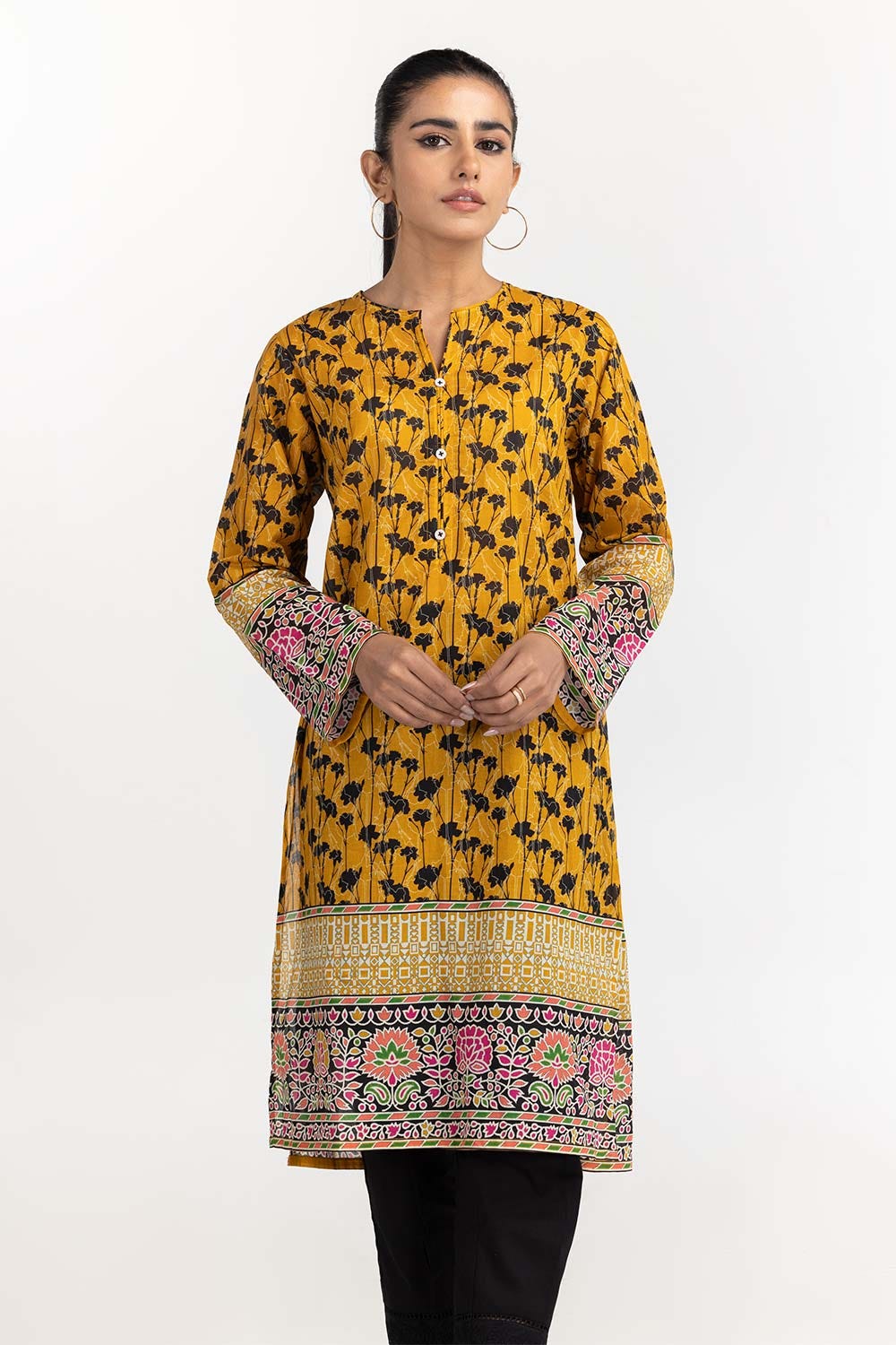 Digital Print Cambric Kurti