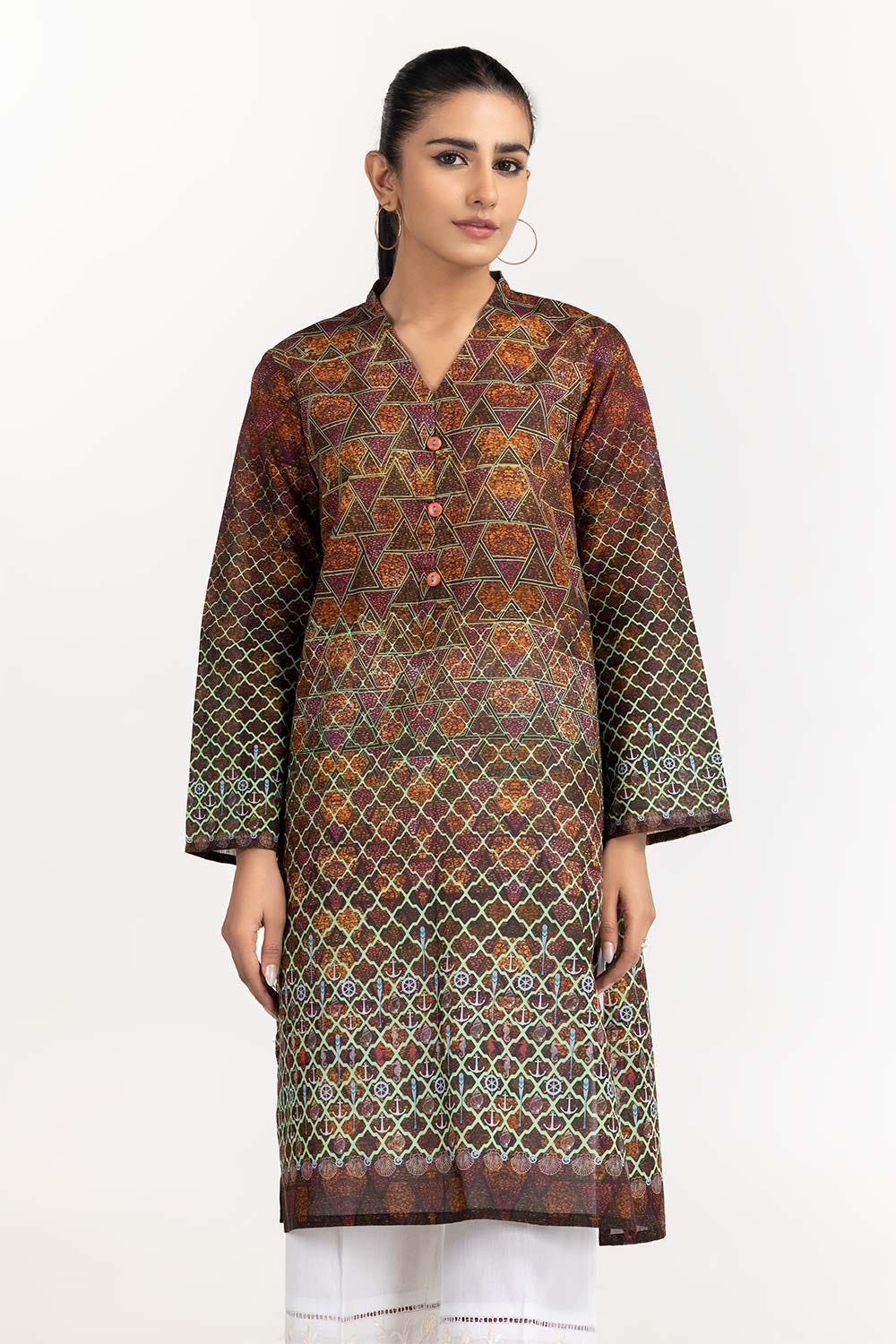 Digital Print Cambric Kurti GLS-22-264