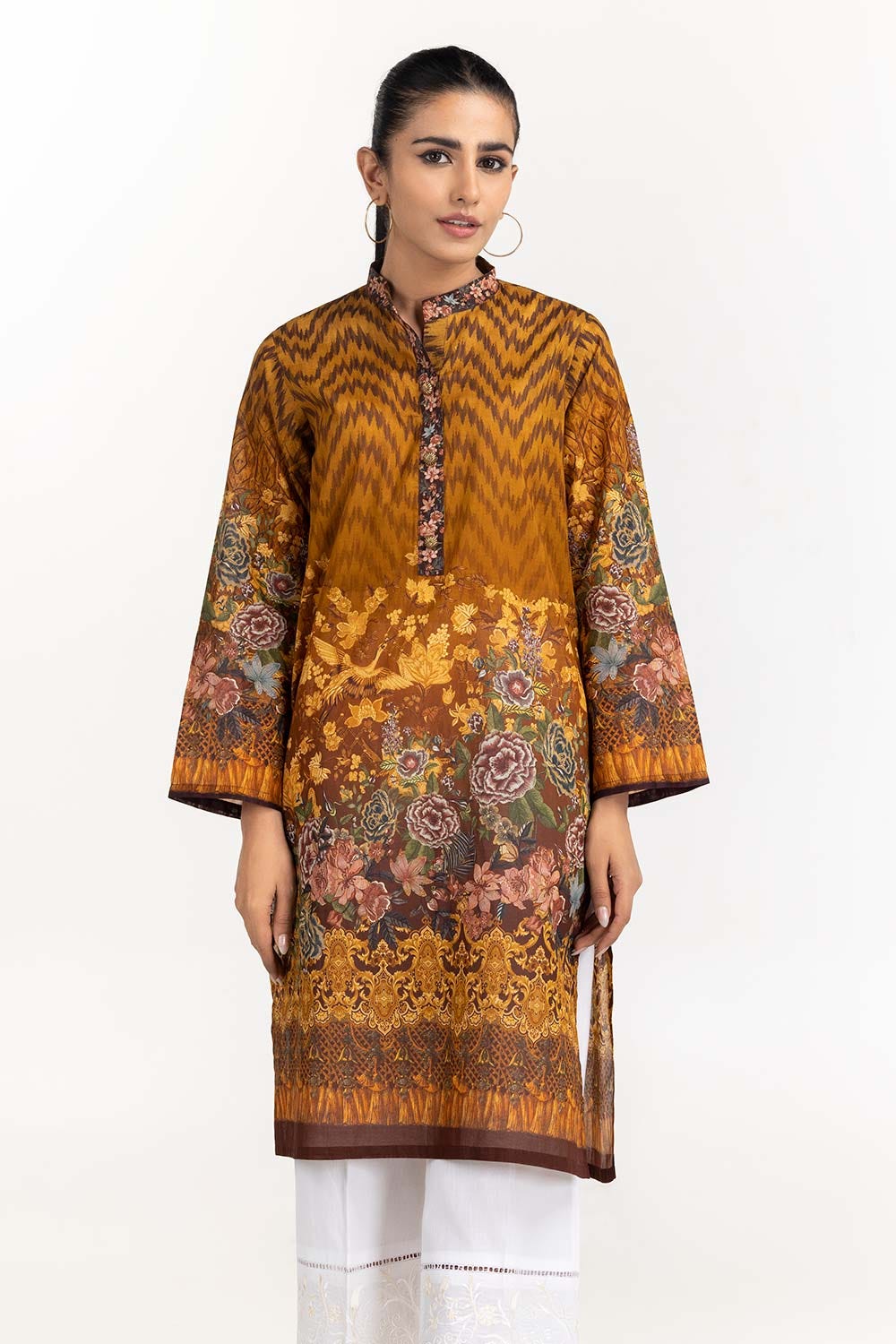 Digital Printed Cambric Shirt GLS-22-267