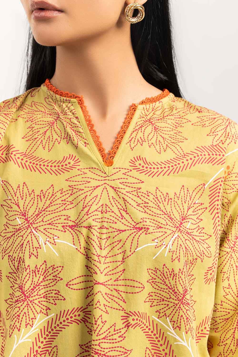 Screen Printed Light Cotton Shirt