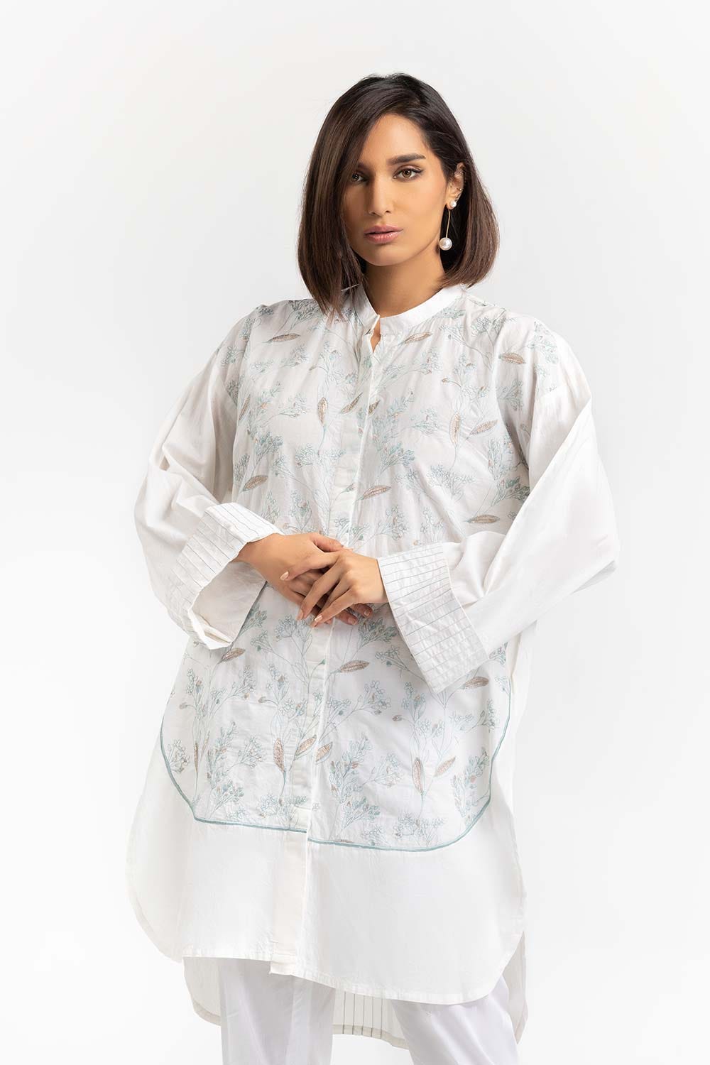 Embroidered Light Cotton Shirt