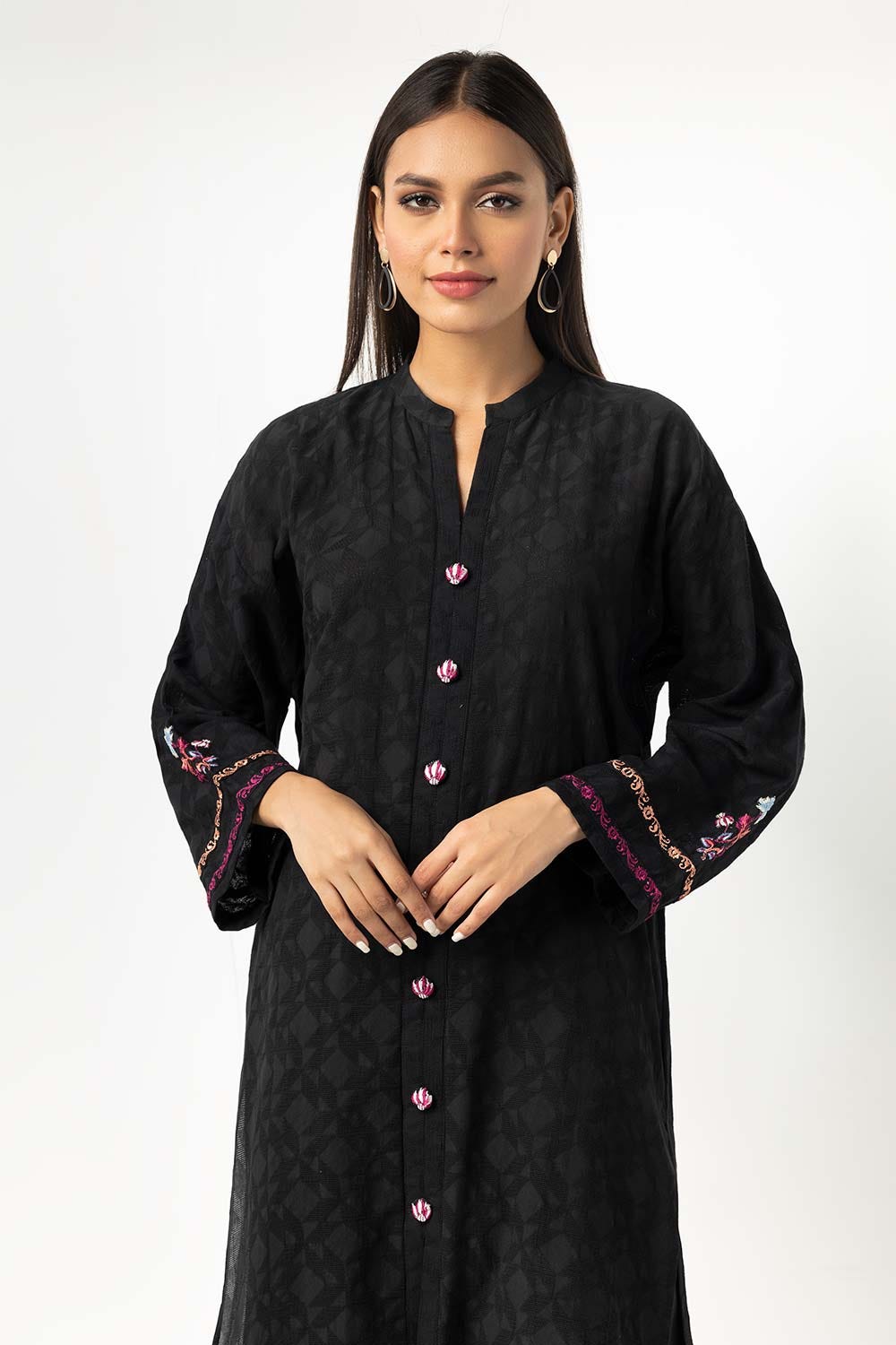 Embroidered Jacquard Shirt