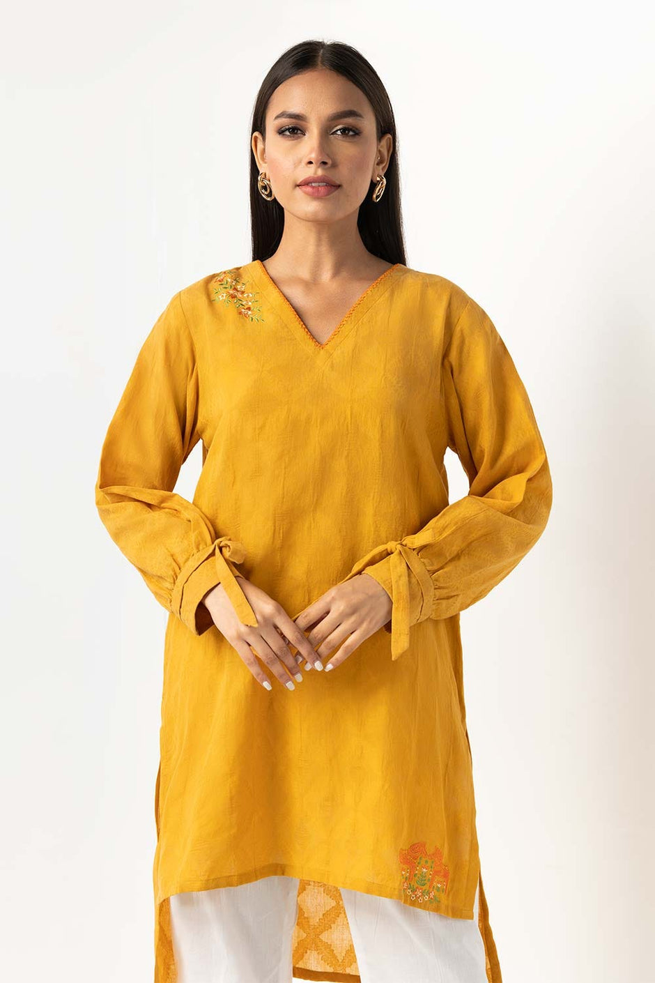 Embroidered Jacquard Shirt
