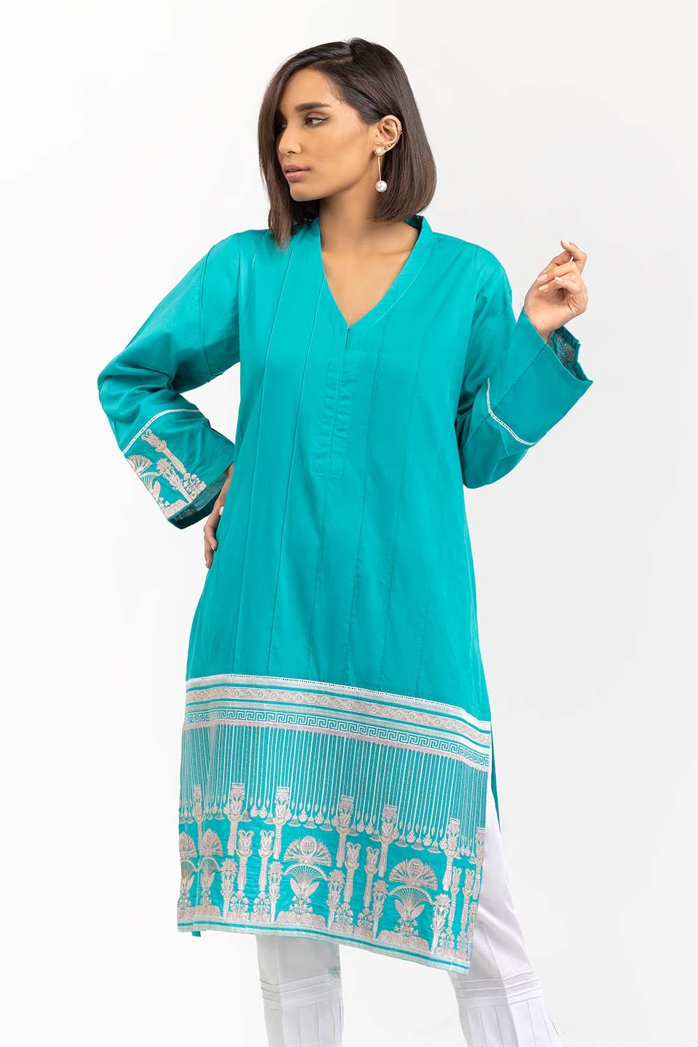 Embroidered Light Cotton Shirt