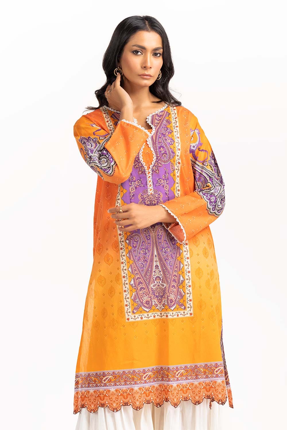 Digital Printed Cambric Shirt GLS-23-08