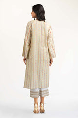 Dyed Cotton Silk Screen Print Kurti GLS-23-119