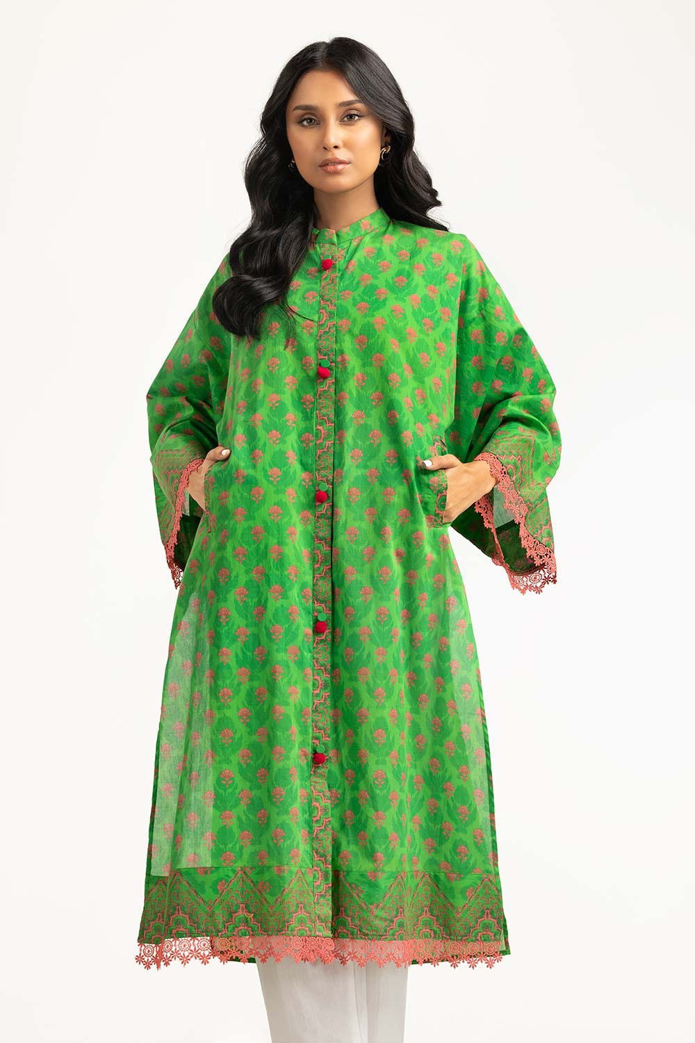 1 Piece Digital Printed Cambric Kurti GLS-23-13
