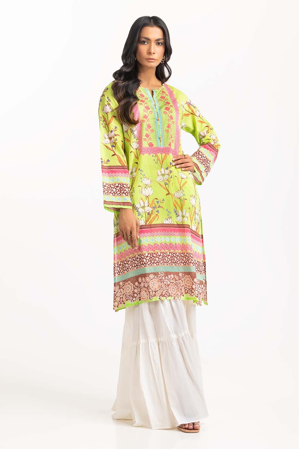 Digital Printed Cambric Shirt GLS-23-179