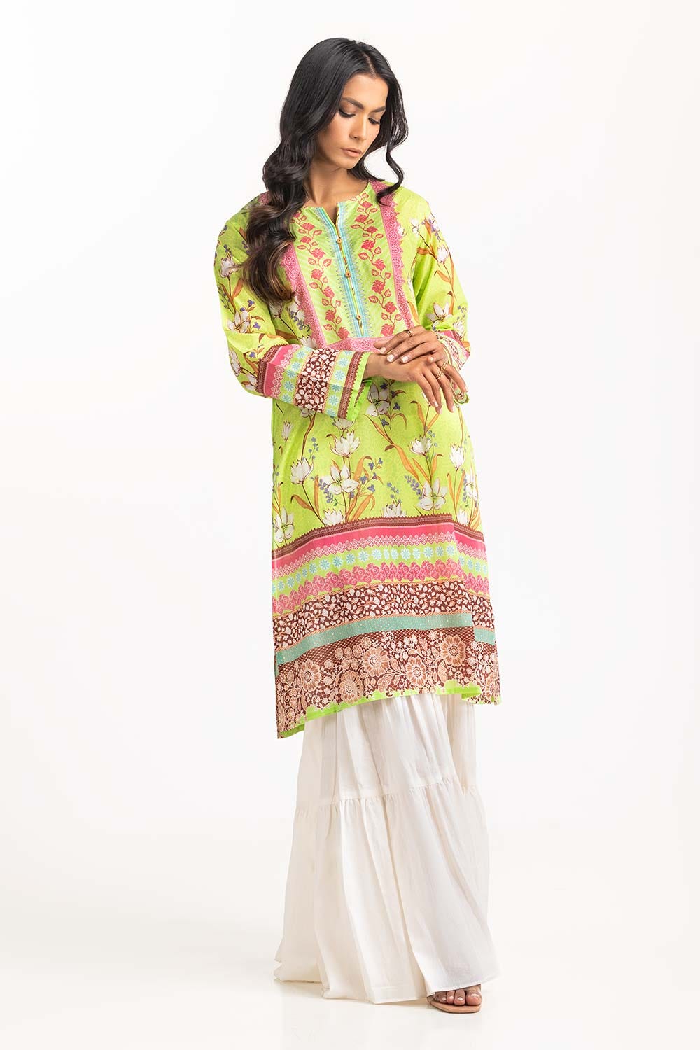 Digital Printed Cambric Shirt GLS-23-179