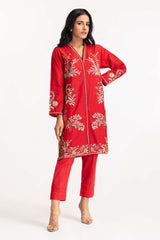 Dyed Cambric Embroidered Shirt GLS-23-213