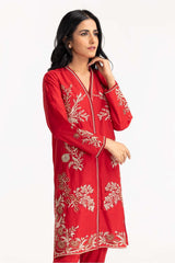 Dyed Cambric Embroidered Shirt GLS-23-213