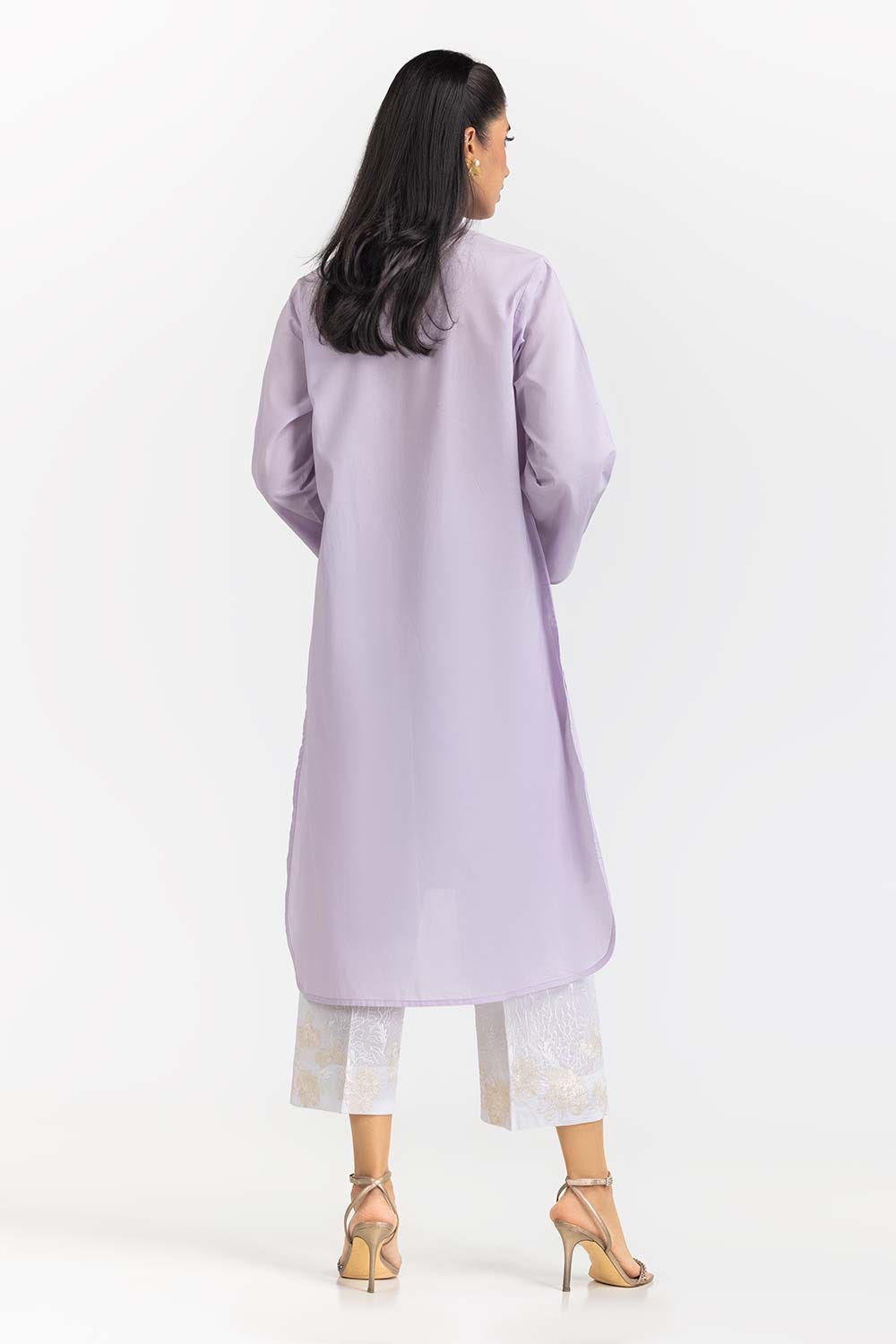 1 Piece Cambric Embelished Shirt GLS-23-219