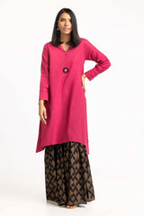 Self Dobby Embellished Shirt GLS-23-221