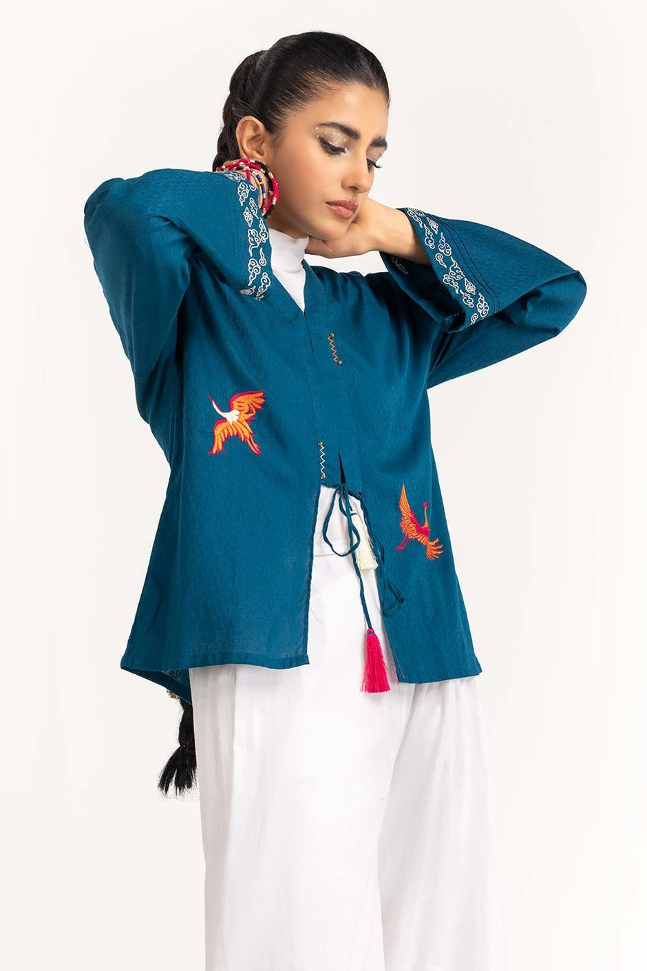 Dobby Embroidered Shirt