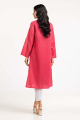 Dyed Cotton Stripes Embroidered Print Shirt GLS-23-233