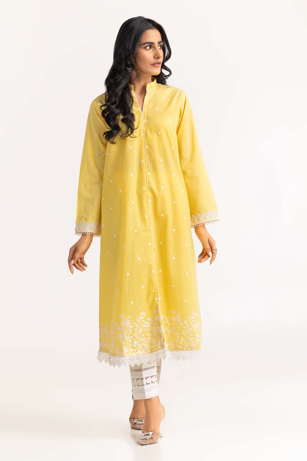 1 Piece Chikankar Shirt GLS-23-24