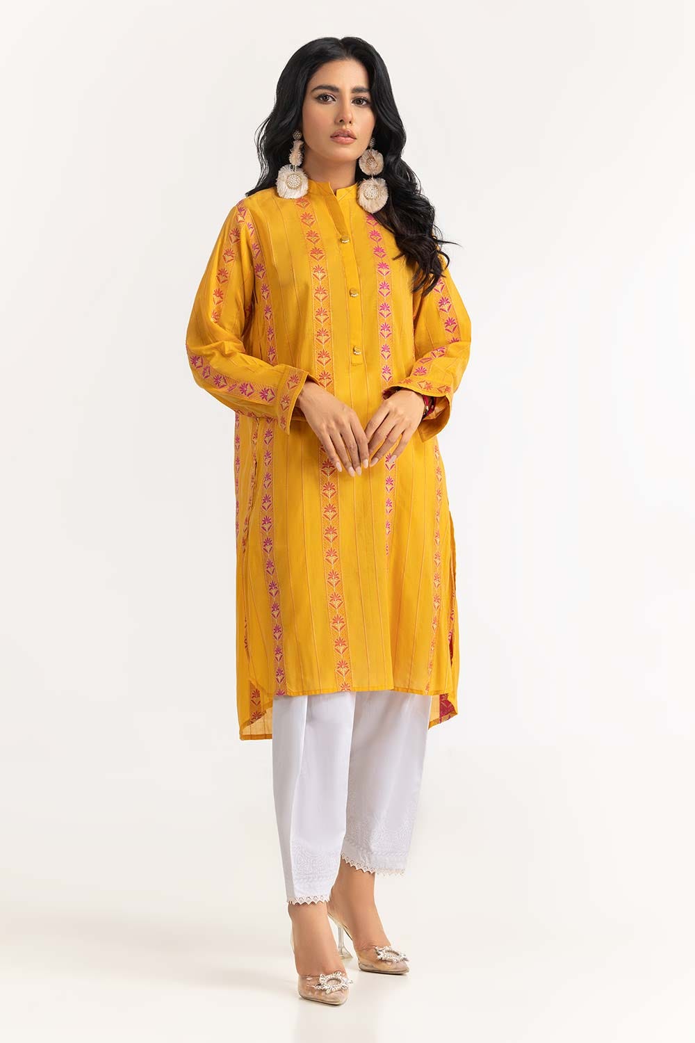 Screen Printed Jacquard Shirt GLS-23-31