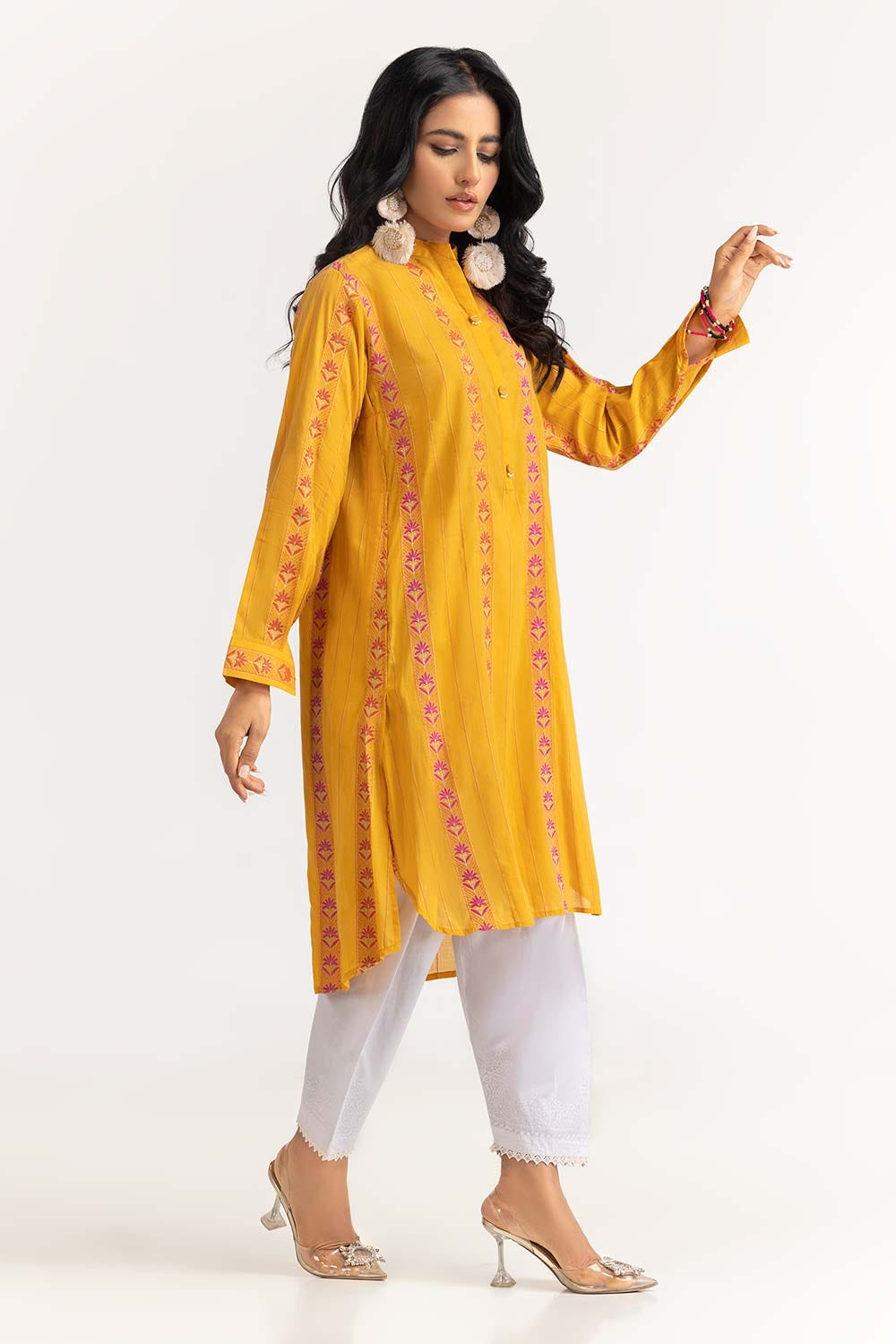 Screen Printed Jacquard Shirt GLS-23-31