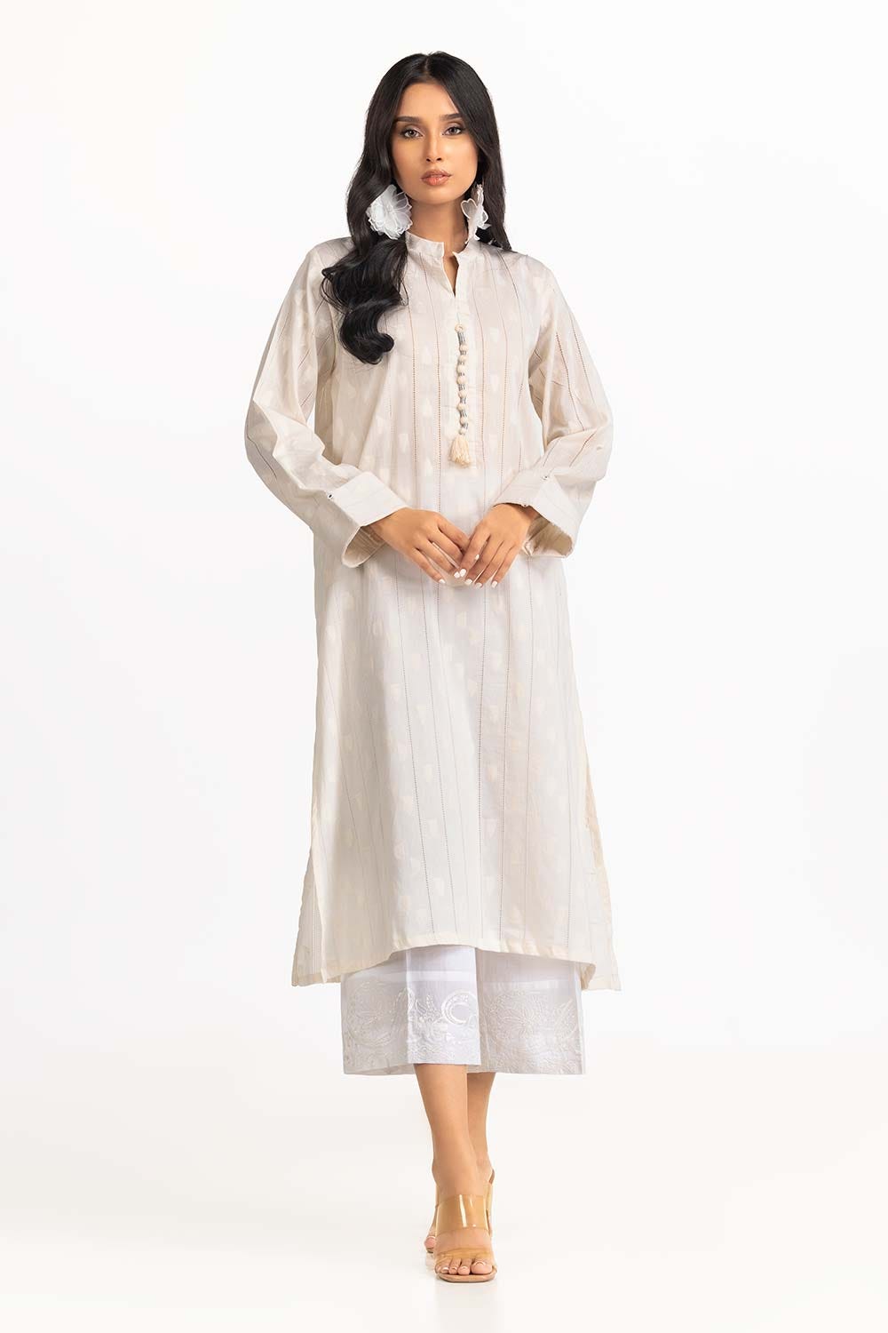 Jacquard Embellished Shirt