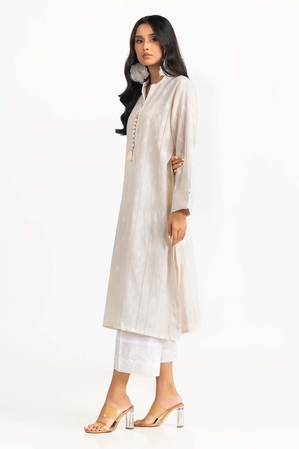 Jacquard Embellished Shirt