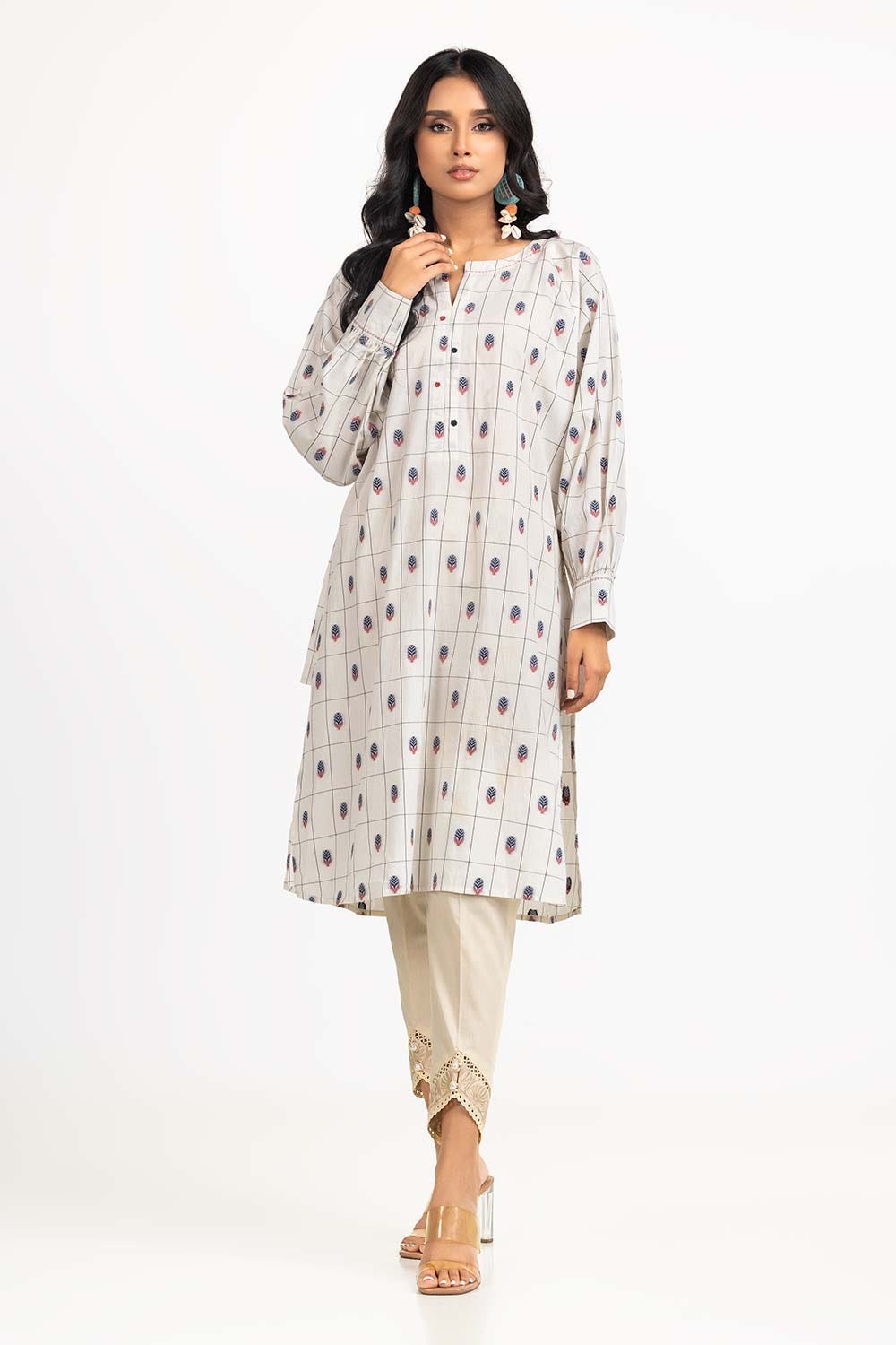 Jacquard Embellished Shirt GLS-23-46