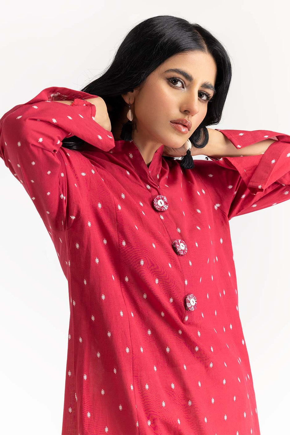 Dyed Jacquard Shirt