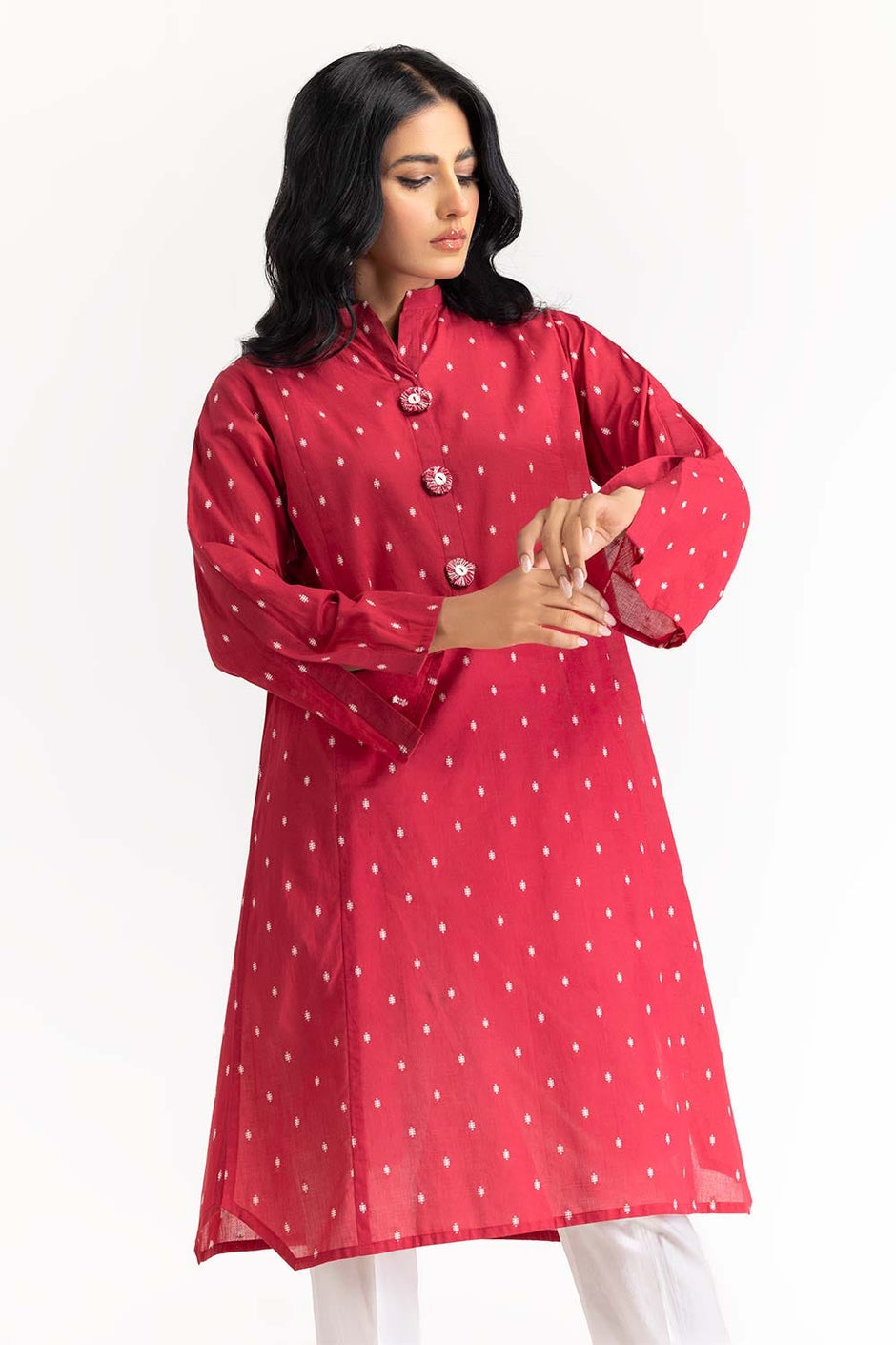 Dyed Jacquard Shirt