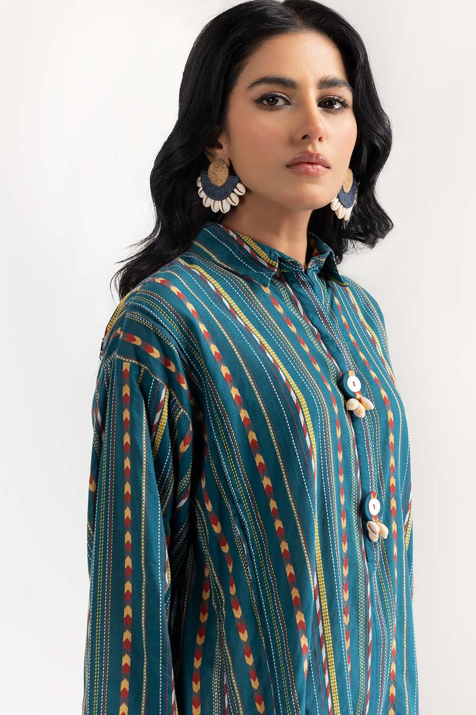 Dyed Jacquard Shirt