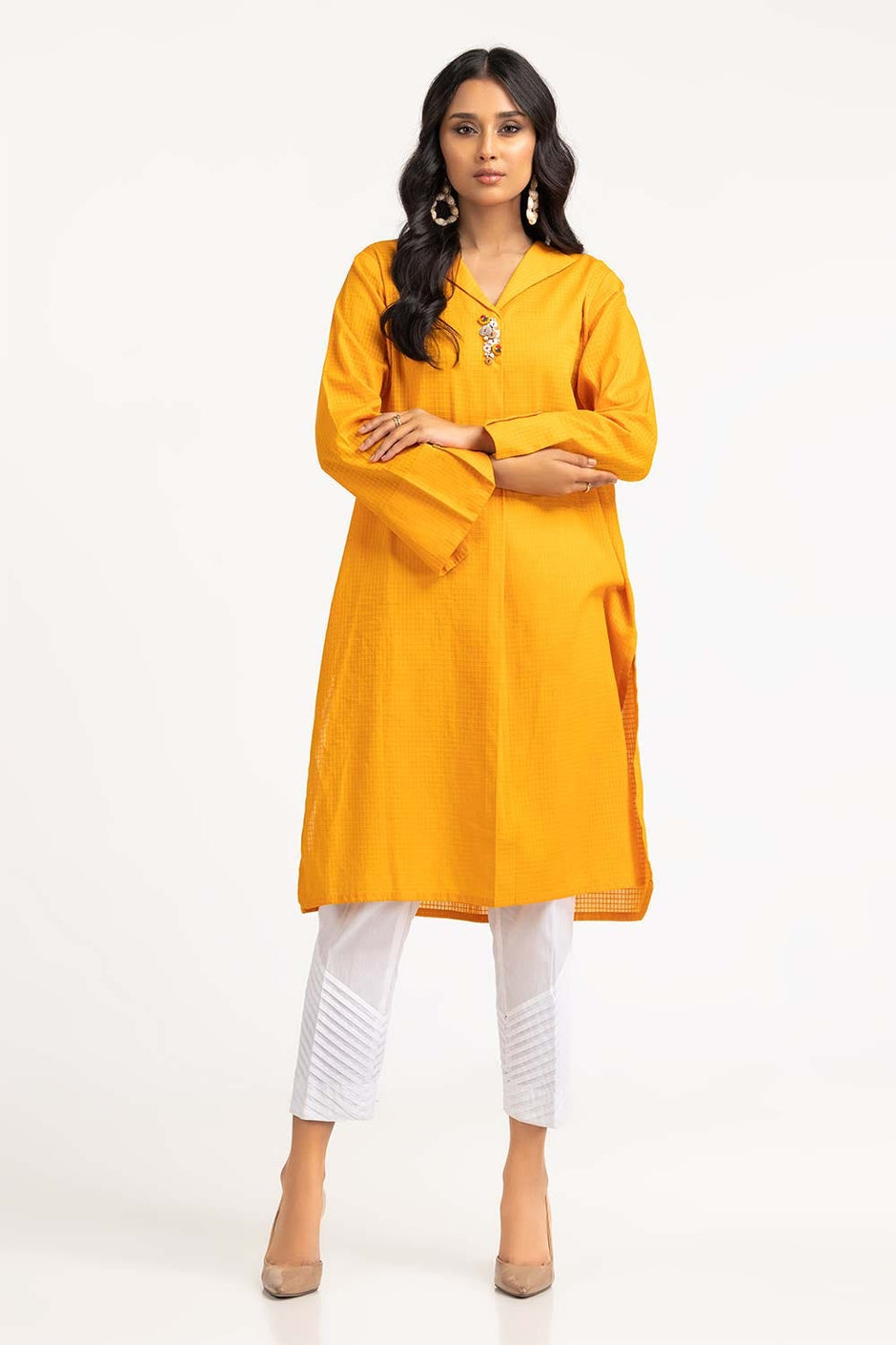 Dobby Embellished Shirt