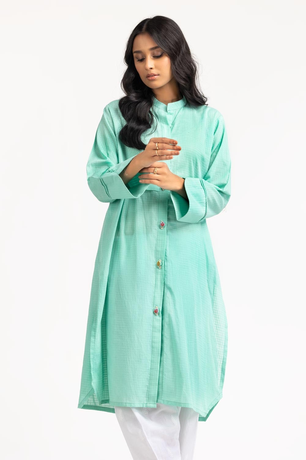 Dobby Embellished Shirt GLS-23-67